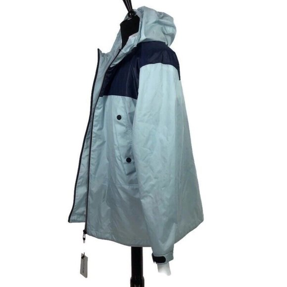 Noize NEW Mens Blue Colorblock Oden Hooded Zip Up Windbreaker Ret. $198 Size XL - Picture 4 of 8